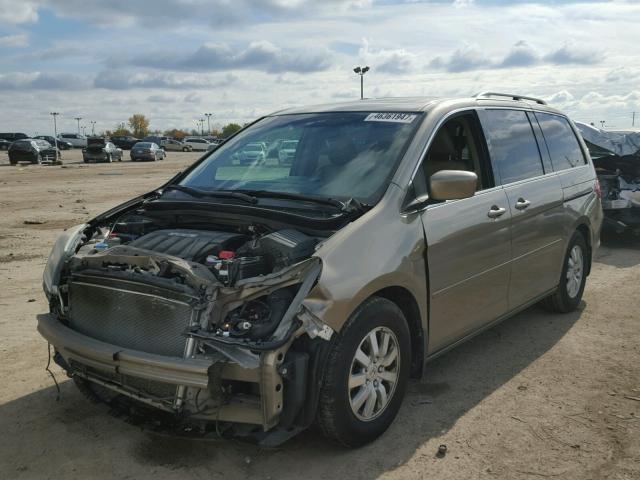 5FNRL38778B062607 - 2008 HONDA ODYSSEY EX TAN photo 2