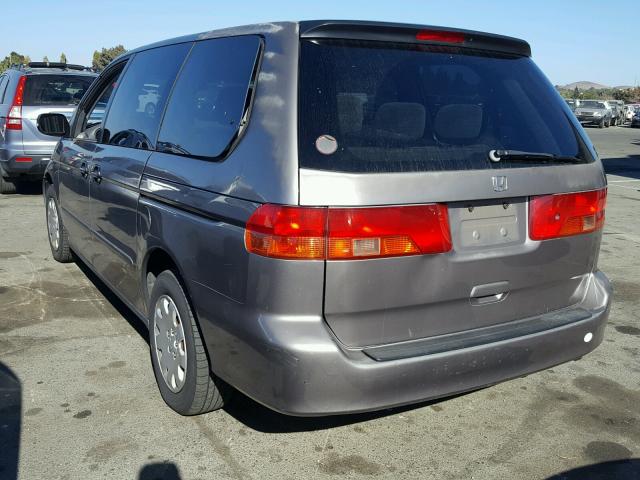 2HKRL1858YH618542 - 2000 HONDA ODYSSEY LX GRAY photo 3