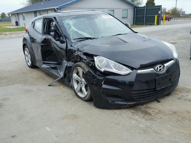 KMHTC6AD7CU027939 - 2012 HYUNDAI VELOSTER B BLACK photo 1