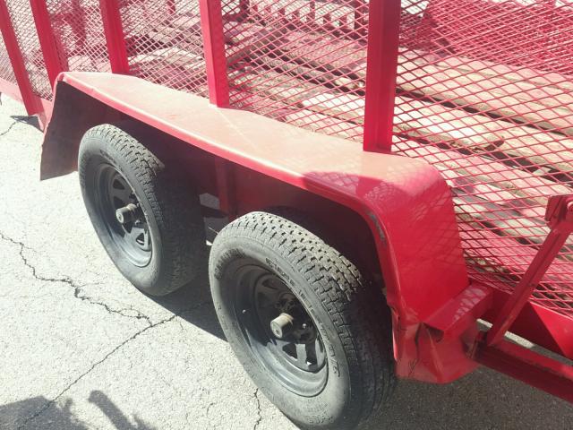 1C9V014253C628121 - 2003 CHAM FLATBED RED photo 10