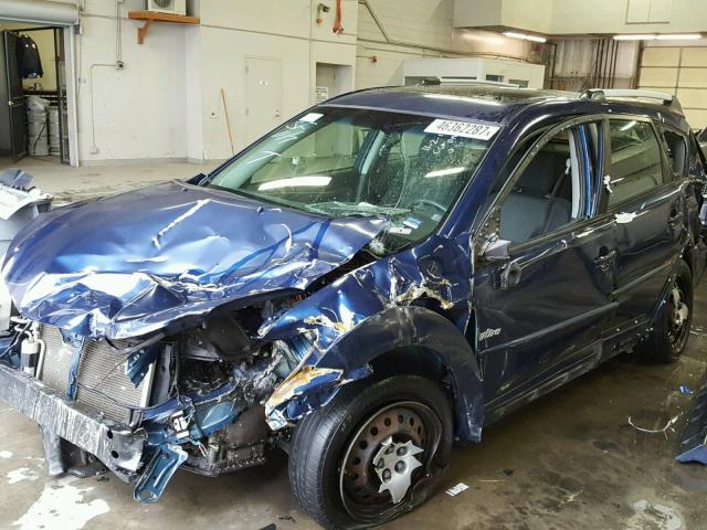 5Y2SL65898Z424253 - 2008 PONTIAC VIBE BLUE photo 2