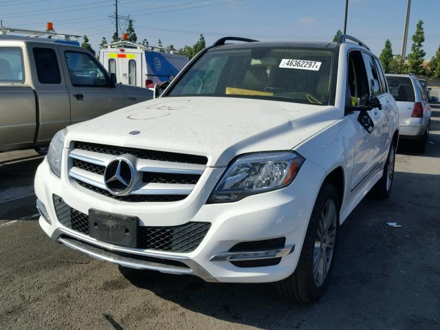 WDCGG5HB2DF974069 - 2013 MERCEDES-BENZ GLK 350 WHITE photo 2