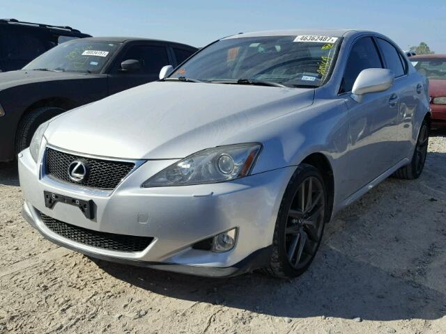 JTHCK262975013580 - 2007 LEXUS IS 250 SILVER photo 2