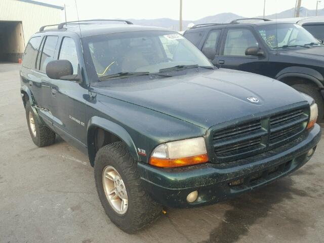 1B4HS28Z1XF641075 - 1999 DODGE DURANGO GREEN photo 1