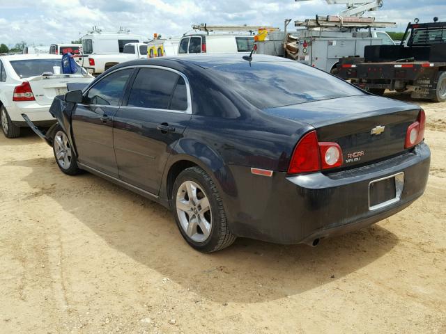 1G1ZC5EB0AF296506 - 2010 CHEVROLET MALIBU 1LT BLACK photo 3