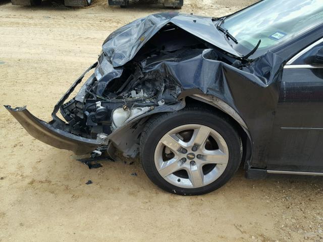 1G1ZC5EB0AF296506 - 2010 CHEVROLET MALIBU 1LT BLACK photo 9