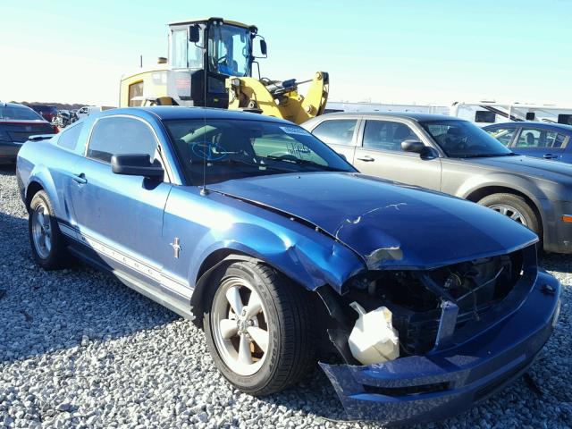 1ZVHT80N985161642 - 2008 FORD MUSTANG BLUE photo 1