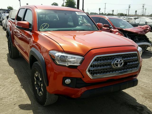 3TMCZ5AN7HM088600 - 2017 TOYOTA TACOMA DOU ნარინჯისფერი ფოტო 1