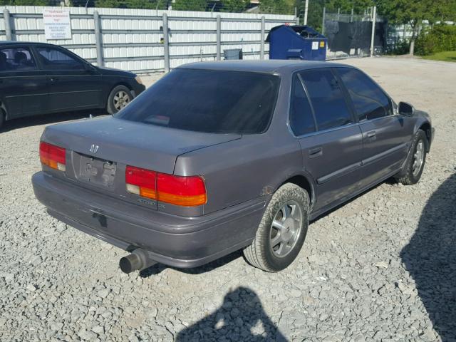 1HGCB7541NA061808 - 1992 HONDA ACCORD DX BROWN photo 4