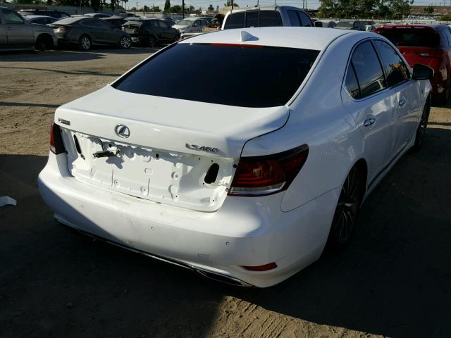 JTHCL5EF9G5025828 - 2016 LEXUS LS 460 WHITE photo 4