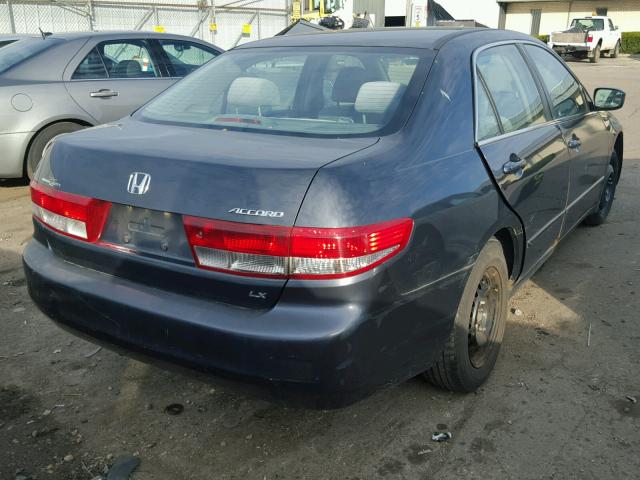 1HGCM56343A141959 - 2003 HONDA ACCORD LX GRAY photo 4