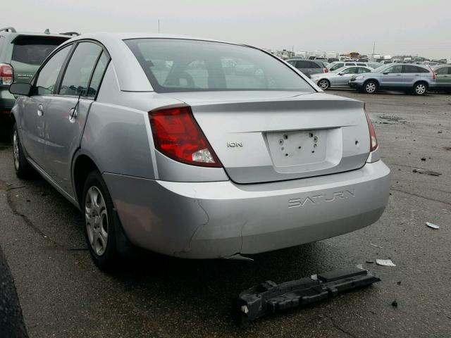 1G8AZ52F94Z109853 - 2004 SATURN ION LEVEL GRAY photo 3