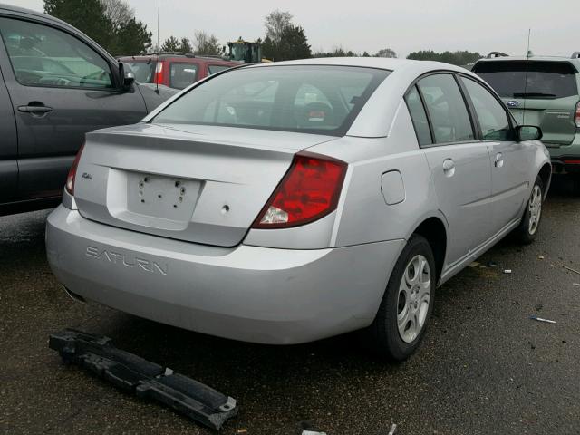 1G8AZ52F94Z109853 - 2004 SATURN ION LEVEL GRAY photo 4