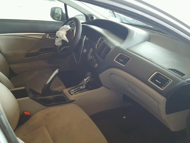 2HGFB2F88DH506448 - 2013 HONDA CIVIC EX ვერცხლისფერი ფოტო 5