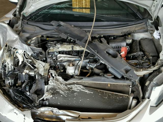 2HGFB2F88DH506448 - 2013 HONDA CIVIC EX ვერცხლისფერი ფოტო 7