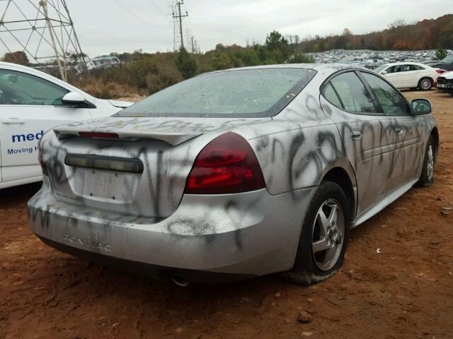 2G2WP542351188642 - 2005 PONTIAC GRAND PRIX ვერცხლისფერი ფოტო 4