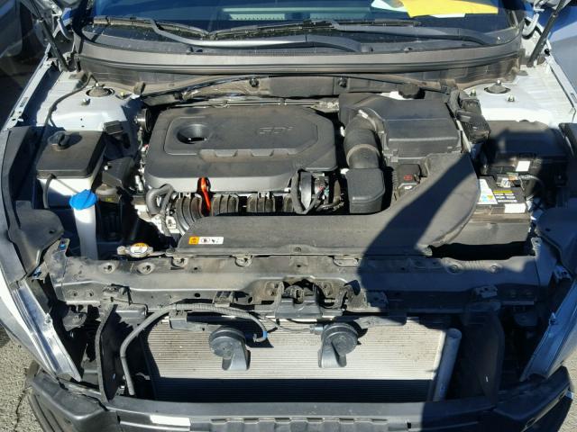 5NPE24AF8FH177417 - 2015 HYUNDAI SONATA SE GRAY photo 7