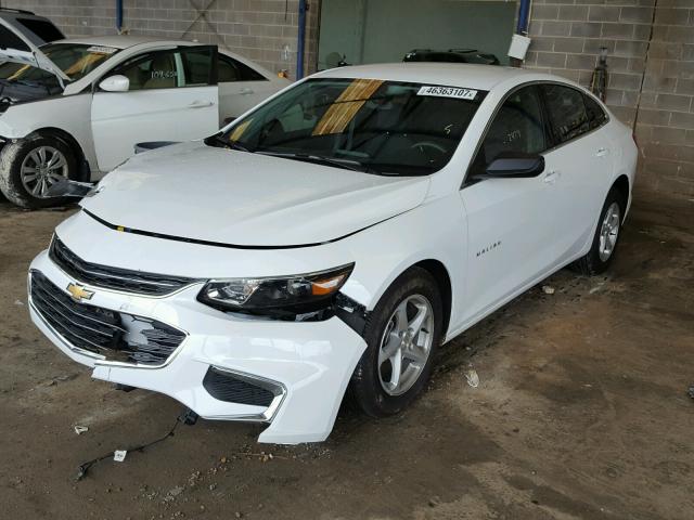1G1ZB5ST1HF230282 - 2017 CHEVROLET MALIBU LS 白色 照片 2
