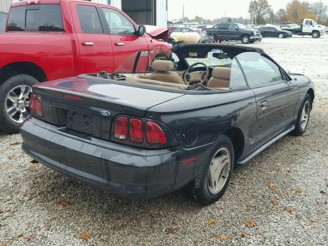 1FAFP4443WF230122 - 1998 FORD MUSTANG BLACK photo 4