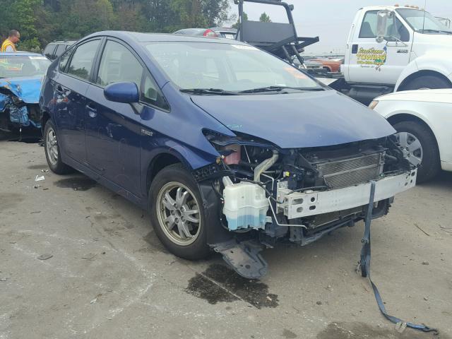 JTDKN3DU8B1448217 - 2011 TOYOTA PRIUS BLUE photo 1