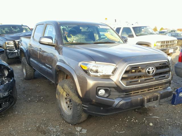 3TMCZ5AN7GM005309 - 2016 TOYOTA TACOMA DOU GREEN photo 1