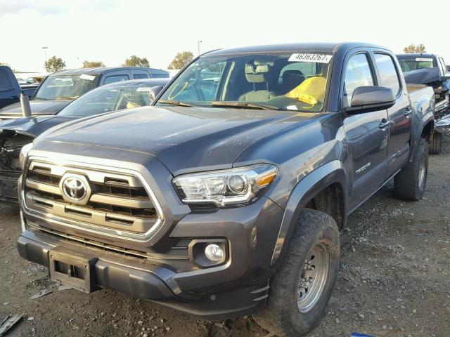 3TMCZ5AN7GM005309 - 2016 TOYOTA TACOMA DOU GREEN photo 2