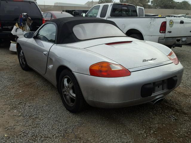 WP0CA2987XU622287 - 1999 PORSCHE BOXSTER SILVER photo 3