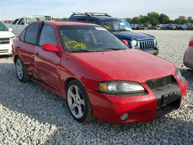 3N1AB51D63L723701 - 2003 NISSAN SENTRA SE- RED photo 1