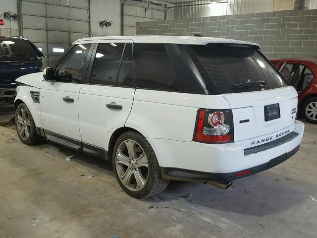 SALSH2E49BA286090 - 2011 LAND ROVER RANGE ROVE WHITE photo 3