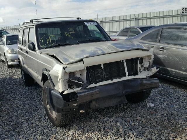 1J4FF48S81L628923 - 2001 JEEP CHEROKEE S GRAY photo 1