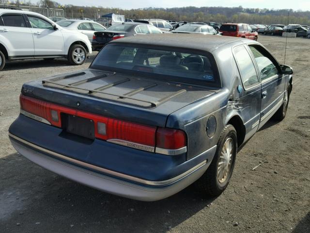 1MELM62W5TH633457 - 1996 MERCURY COUGAR XR7 GREEN photo 4