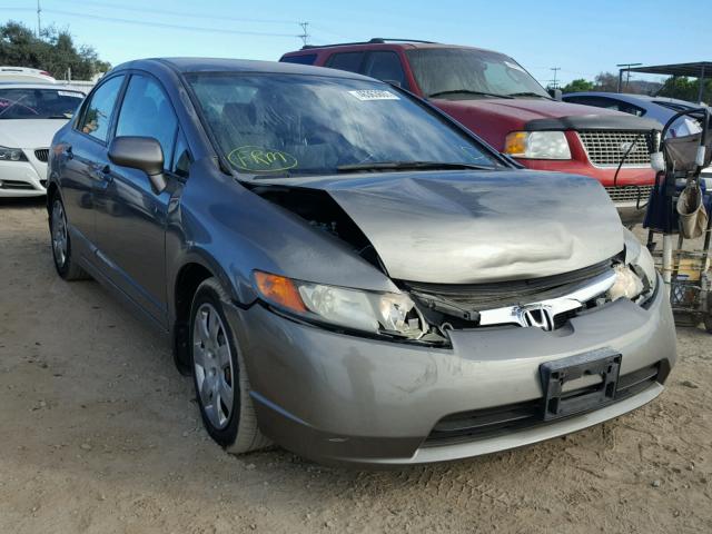 2HGFA16528H524937 - 2008 HONDA CIVIC LX GRAY photo 1