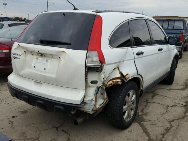 JHLRE48518C039967 - 2008 HONDA CR-V EX WHITE photo 4