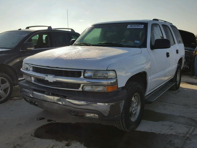 1GNEC13T51R220697 - 2001 CHEVROLET TAHOE C150 WHITE photo 2