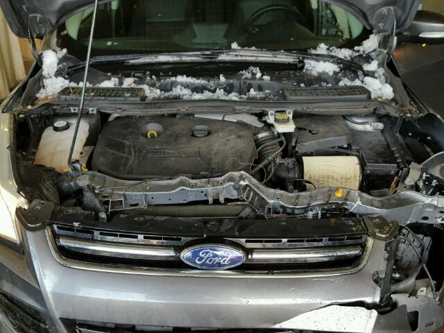 1FMCU9H97DUA17378 - 2013 FORD ESCAPE SEL GRAY photo 7