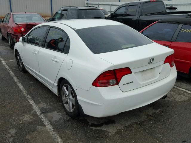 1HGFA16826L093817 - 2006 HONDA CIVIC EX WHITE photo 3