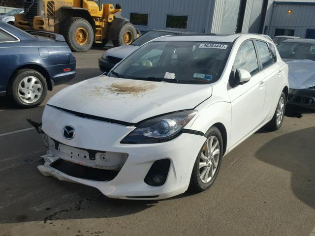 JM1BL1M85C1680059 - 2012 MAZDA 3 I WHITE photo 2