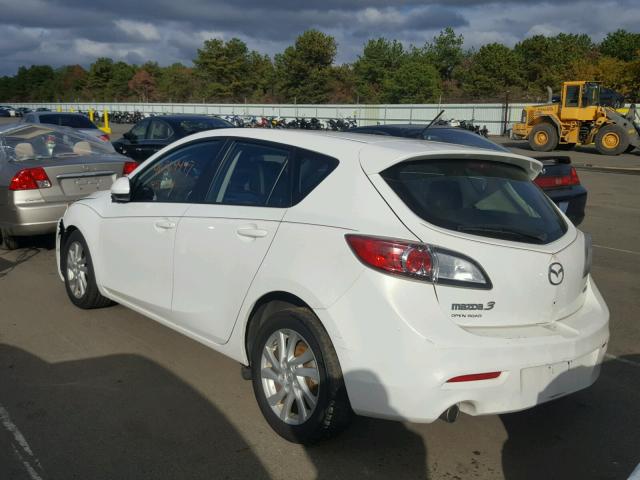 JM1BL1M85C1680059 - 2012 MAZDA 3 I WHITE photo 3