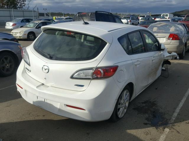 JM1BL1M85C1680059 - 2012 MAZDA 3 I WHITE photo 4