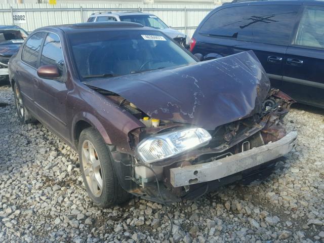 JN1CA31D9YT713229 - 2000 NISSAN MAXIMA GLE BURGUNDY photo 1