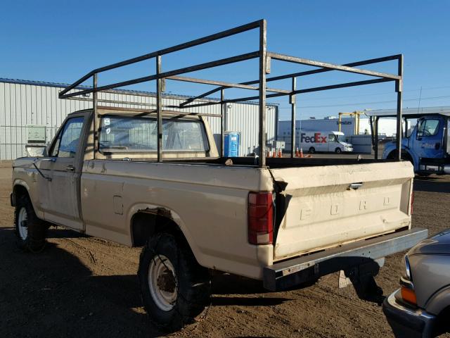 1FTHF26G7EPA75827 - 1984 FORD F250 YELLOW photo 3