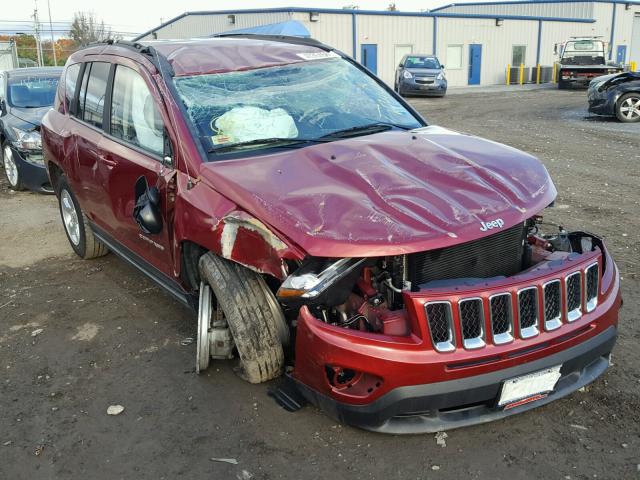 1C4NJCBA5FD177963 - 2015 JEEP COMPASS SP წითელი ფოტო 1