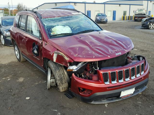 1C4NJCBA5FD177963 - 2015 JEEP COMPASS SP RED photo 1