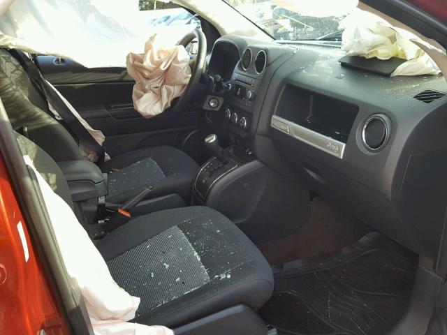 1C4NJCBA5FD177963 - 2015 JEEP COMPASS SP წითელი ფოტო 5