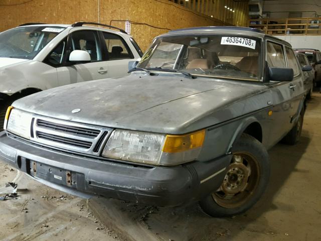 YS3AS35D4H2003021 - 1987 SAAB 900 S GREEN photo 2