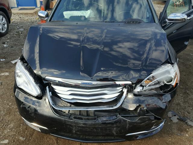 1C3CCBCG2EN172568 - 2014 CHRYSLER 200 LIMITE BLACK photo 7