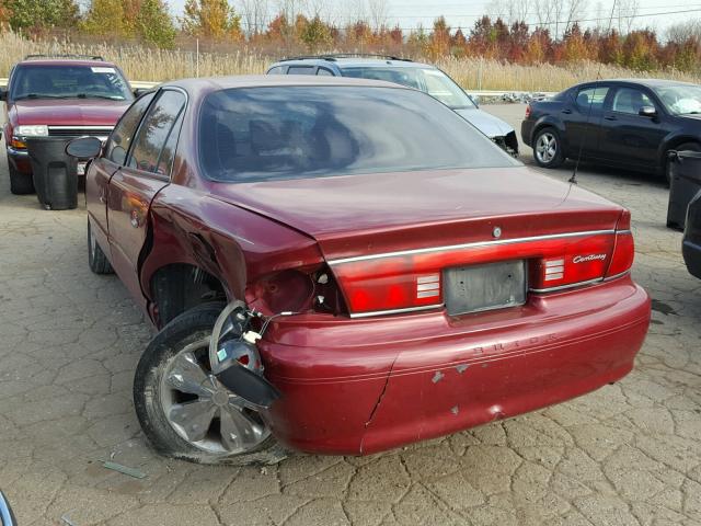 2G4WS52J551116499 - 2005 BUICK CENTURY CU RED photo 3