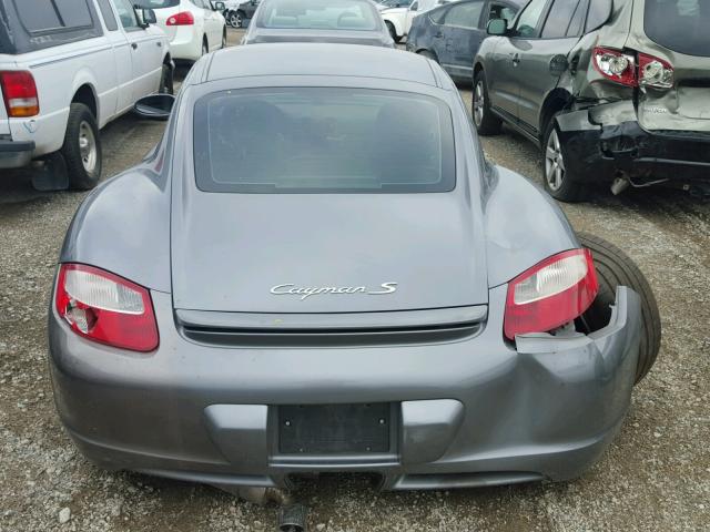 WP0AB29896U780990 - 2006 PORSCHE CAYMAN S SILVER photo 7