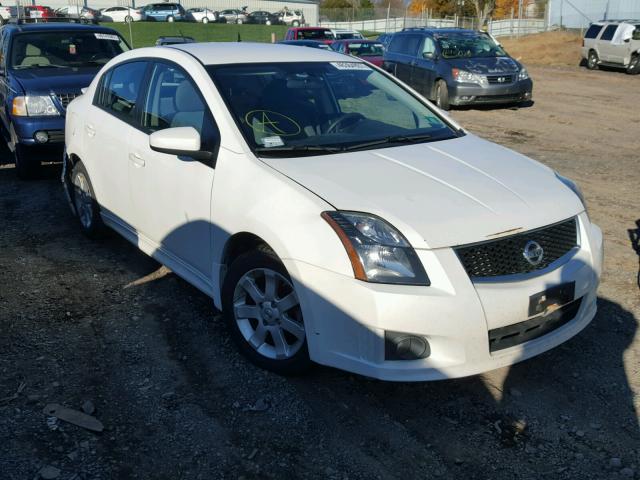 3N1AB6AP6CL663354 - 2012 NISSAN SENTRA 2.0 WHITE photo 1