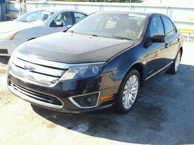 3FADP0L36CR231255 - 2012 FORD FUSION HYB BLACK photo 2